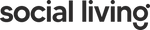 Social Living Logo in Black